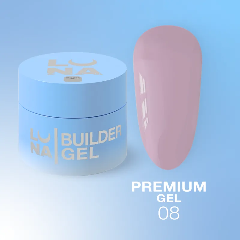 Professionelles Builder Gel LUNAmoon №8 für Nagelverlängerung