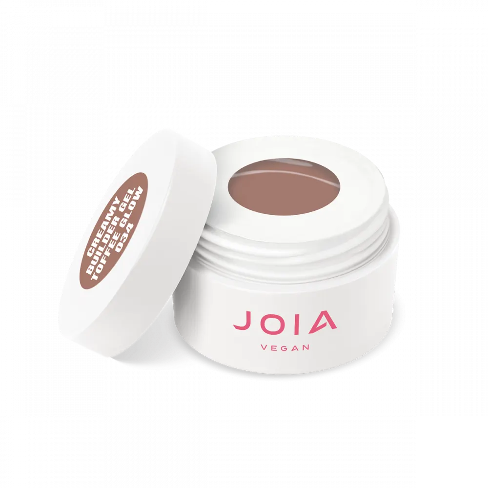JOIA vegan Creamy Builder Gel 034 Toffee Glow 15 ml Modelliergel Braun