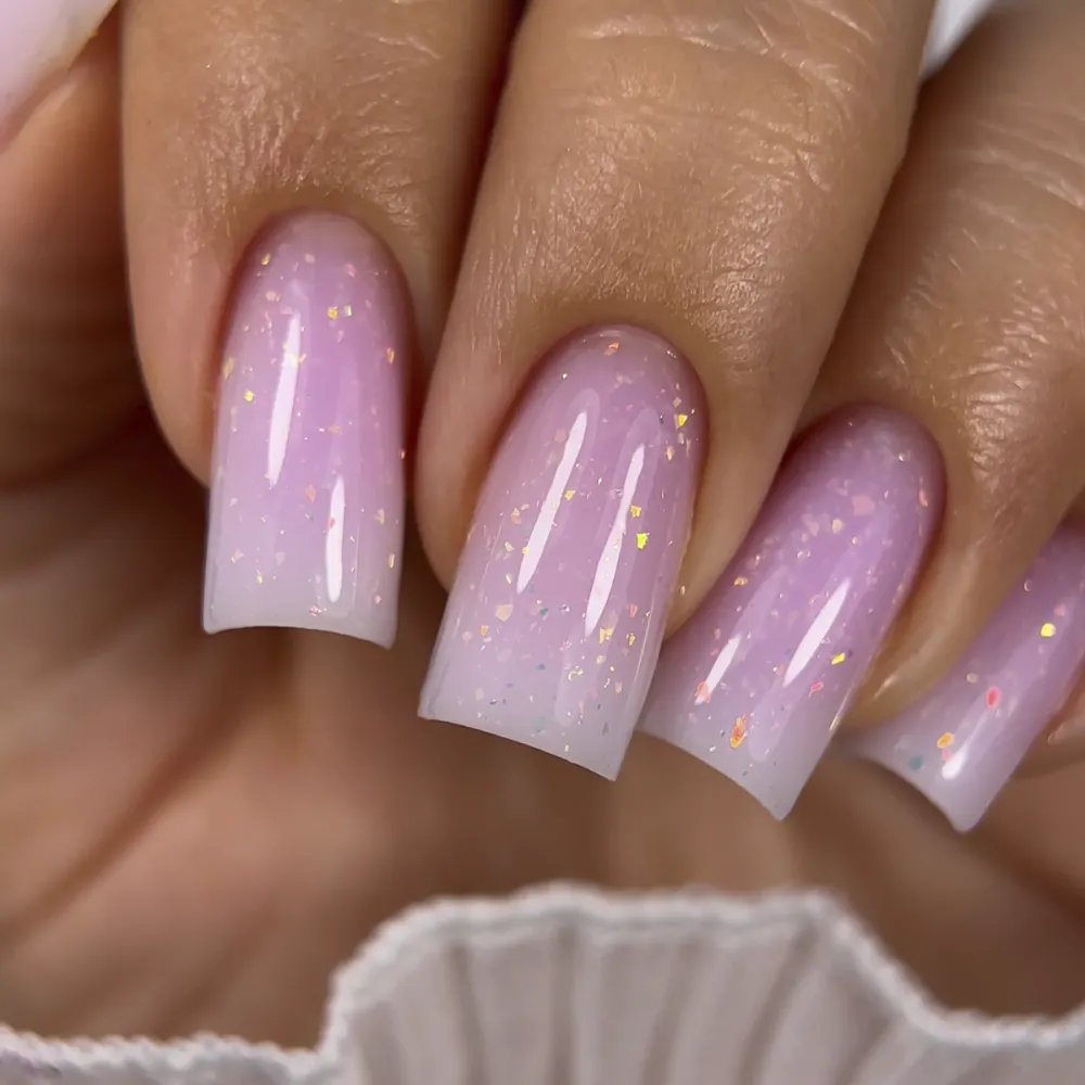 Polar Rose 037 rosa Builder Gel mit Schimmer