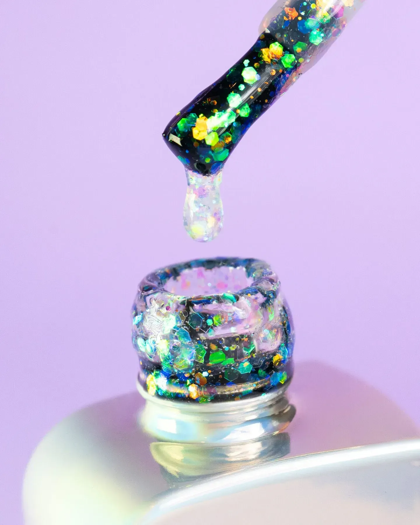 DNKa' Glitter Top Coat für Gel Polish