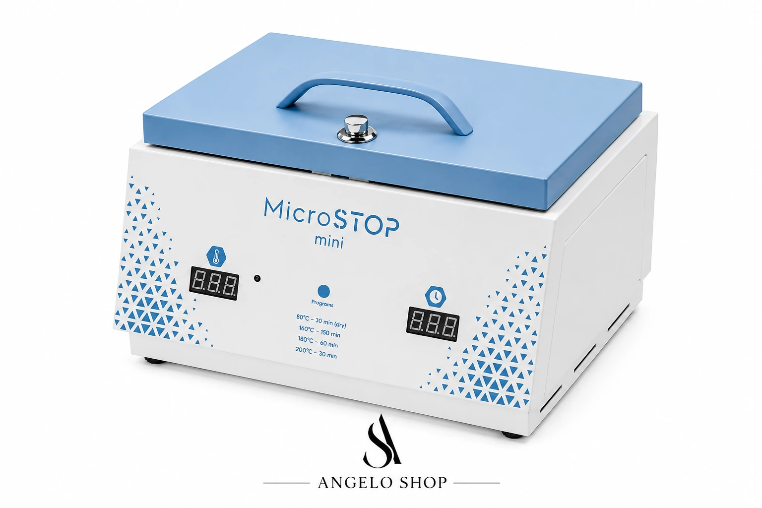MICROSTOP MINI Heißluftsterilisator Seitenansicht