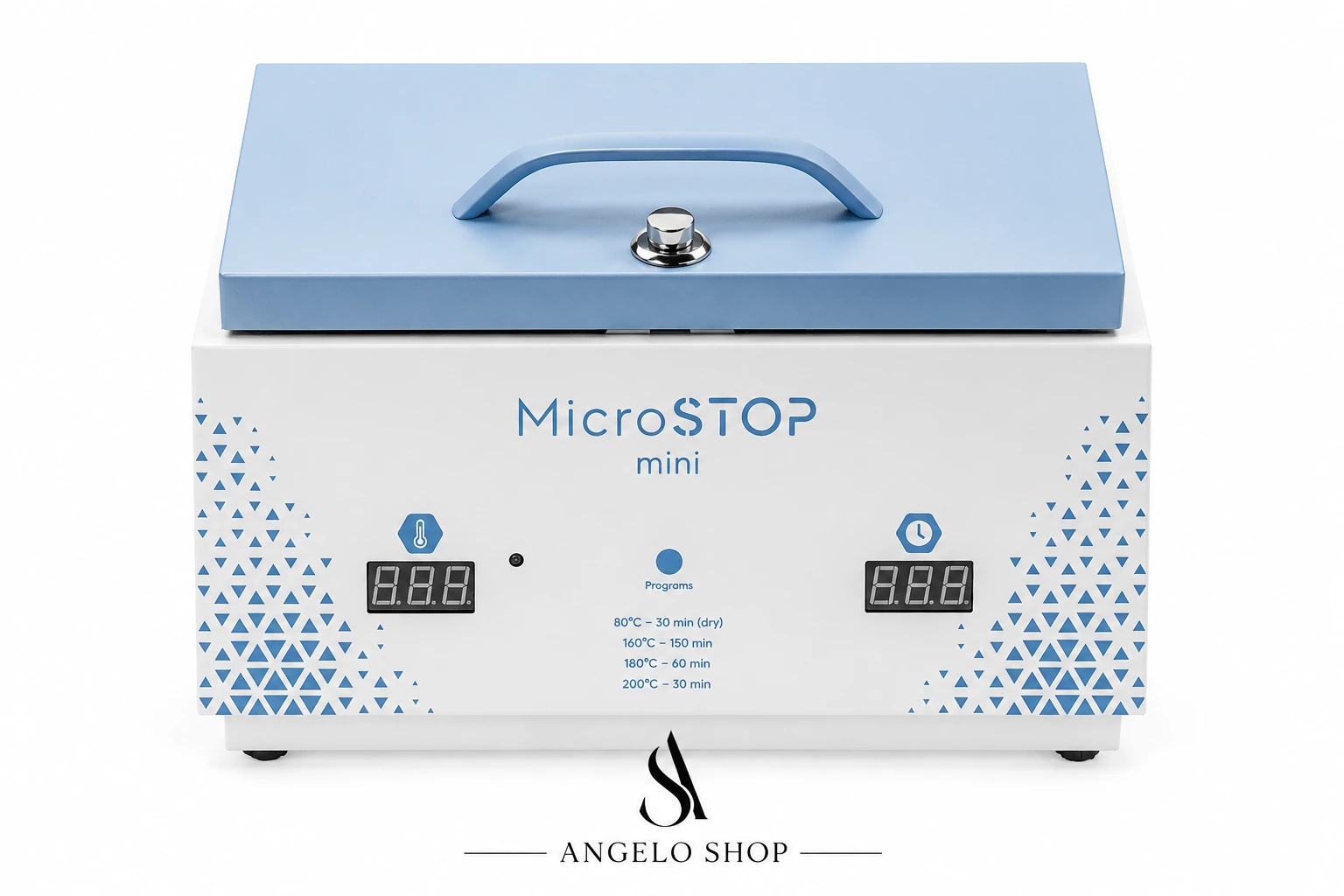 MICROSTOP MINI Sterilisator Frontansicht mit Display