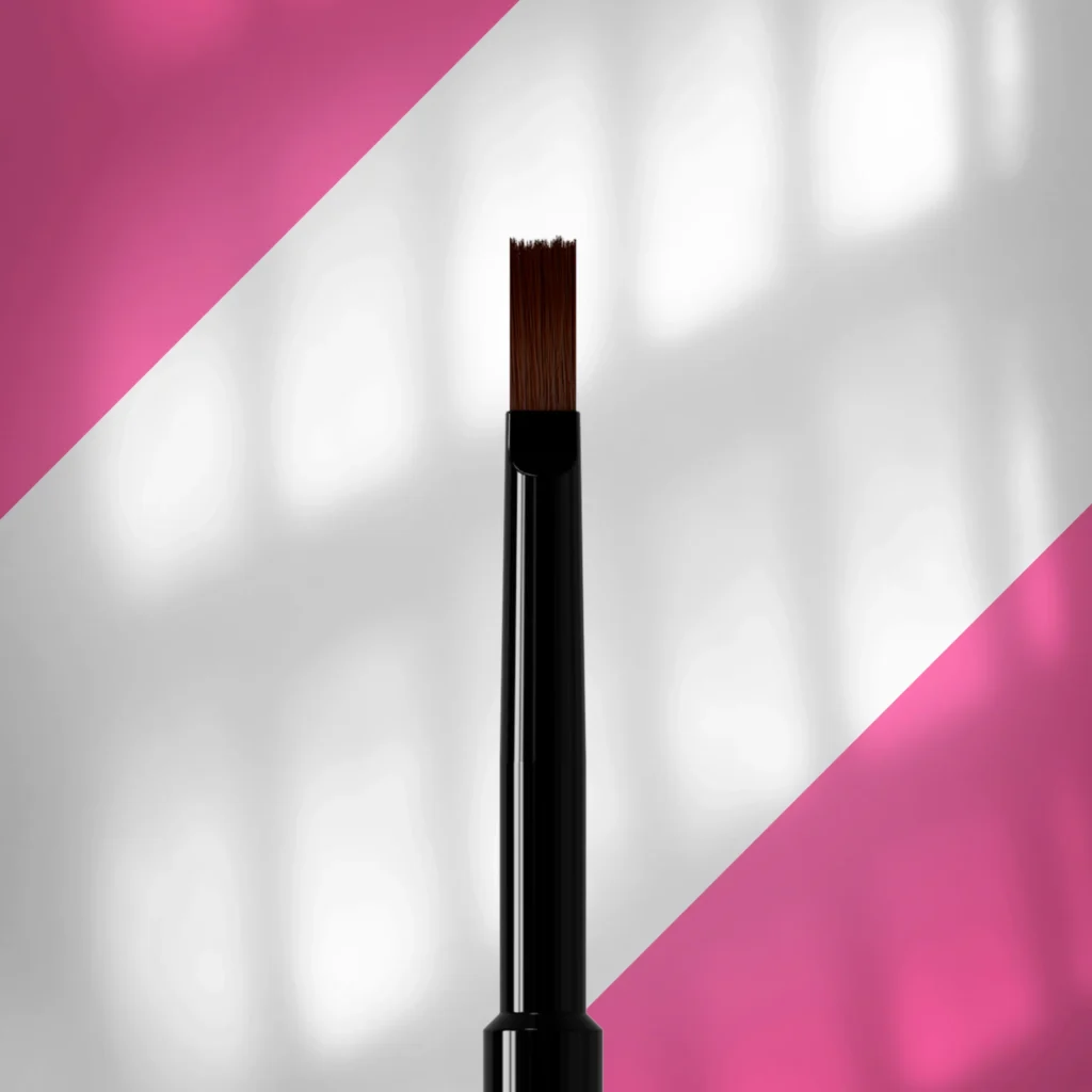 STALEKS Gel Brush EXPERT 08 – professioneller Gel-Pinsel 6 × 10 mm mit gerader Spitze.