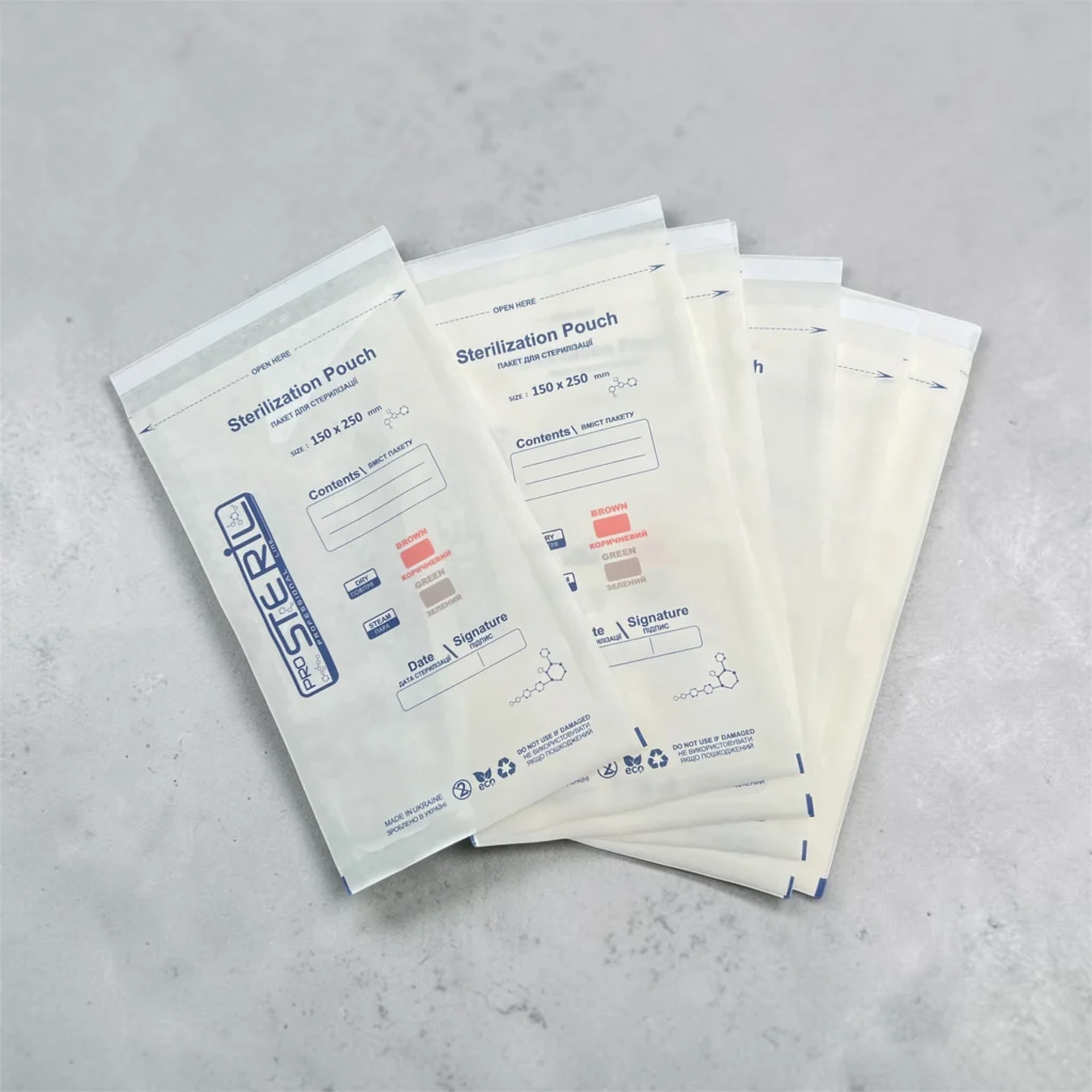 ProSteril Sterilisationsbeutel Weiß 150 × 250 mm – 100 Stück