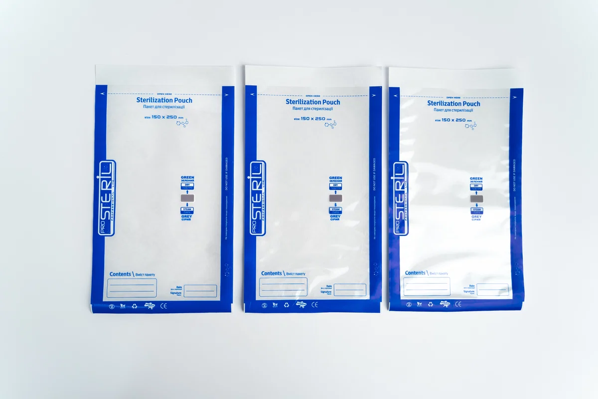 Sterilisationsbeutel für Autoklav und Heißluftsterilisator