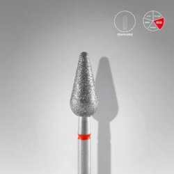 STALEKS EXPERT Diamantfräser Runde Birne 5 × 12 mm