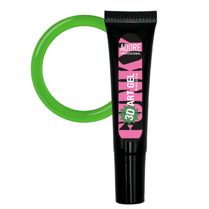 ADORE 3D Funky Art Gel Nr. 15 Glass Lime 15 ml