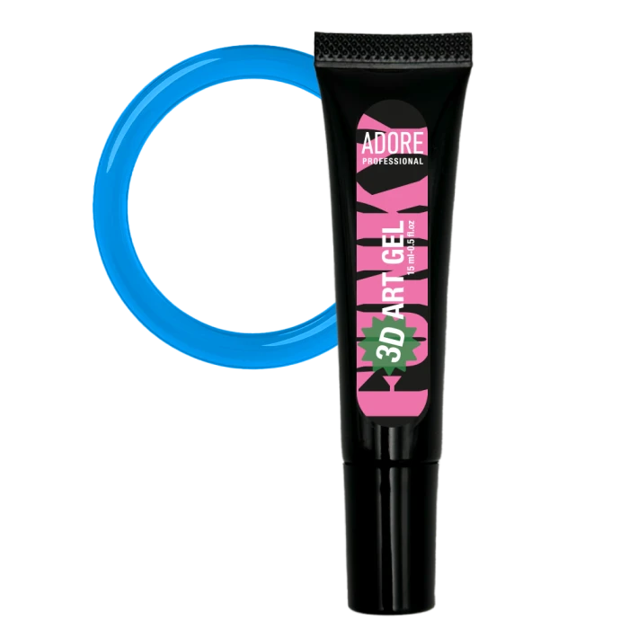 ADORE 3D Funky Art Gel Nr. 17 Glass Blue 15 ml