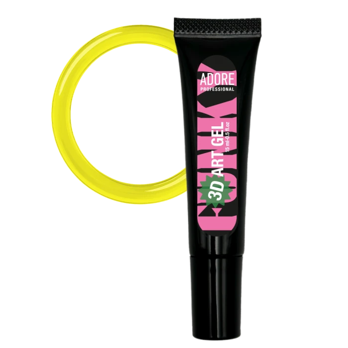ADORE 3D Funky Art Gel Nr. 14 Glass Lemon 15 ml