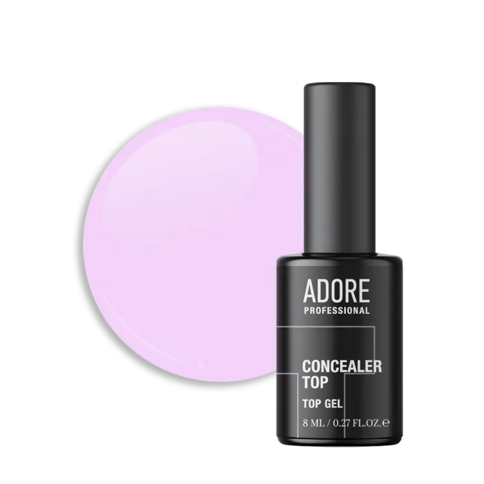 ADORE Concealer Top №03 Lilas 8 ml – fliederfarbener No Wipe Top Coat