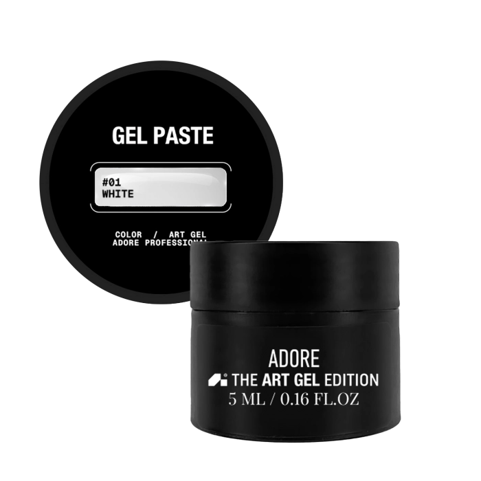 ADORE Gel Paste White 5 g weiße 3D Gelpaste