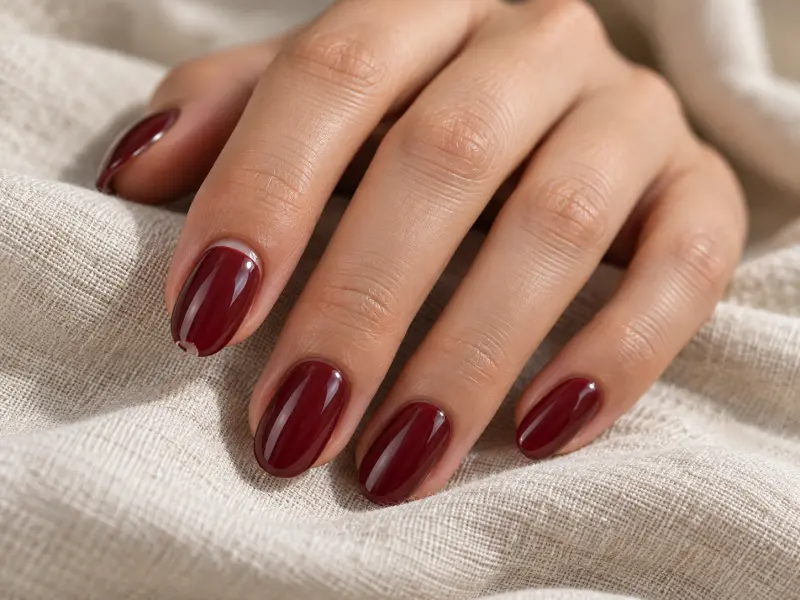 Gellack löst sich an der Nagelhaut und platzt an der Spitze ab