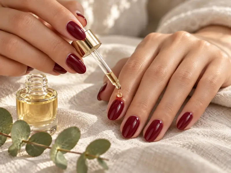 Haltbare Gelnägel ohne Ablösungen mit Nagelöl pflegen