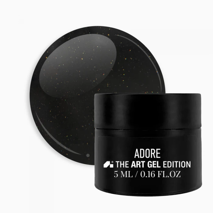 ADORE Clay Gel Nr. 01 Charcoal 5 ml schwarze Textur-Gelpaste