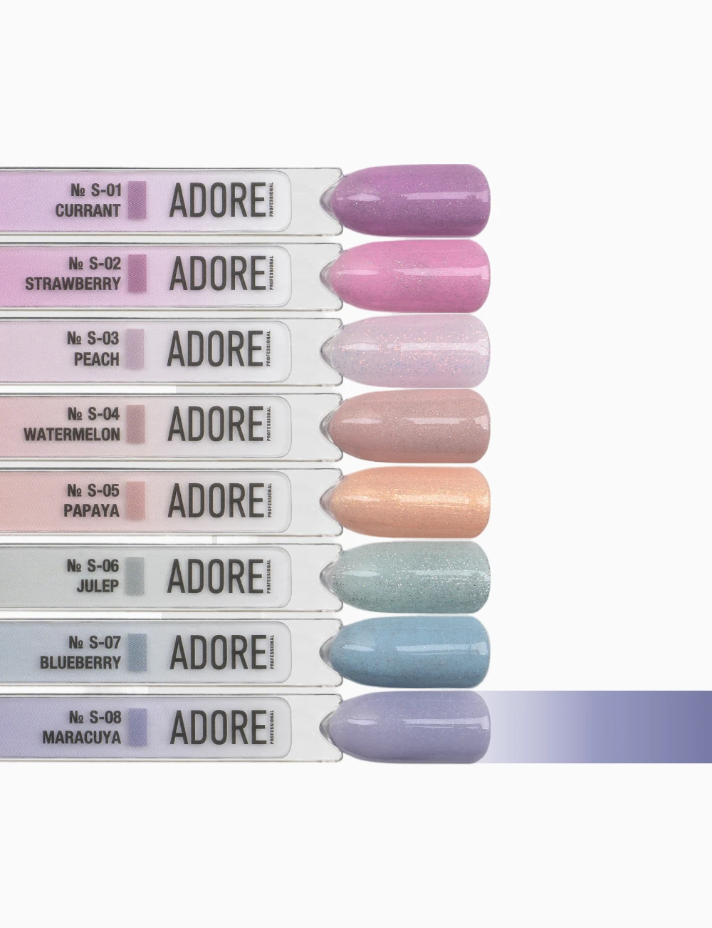 ADORE Sorbet S-08 Maracuya Farbpalette S-01 bis S-08