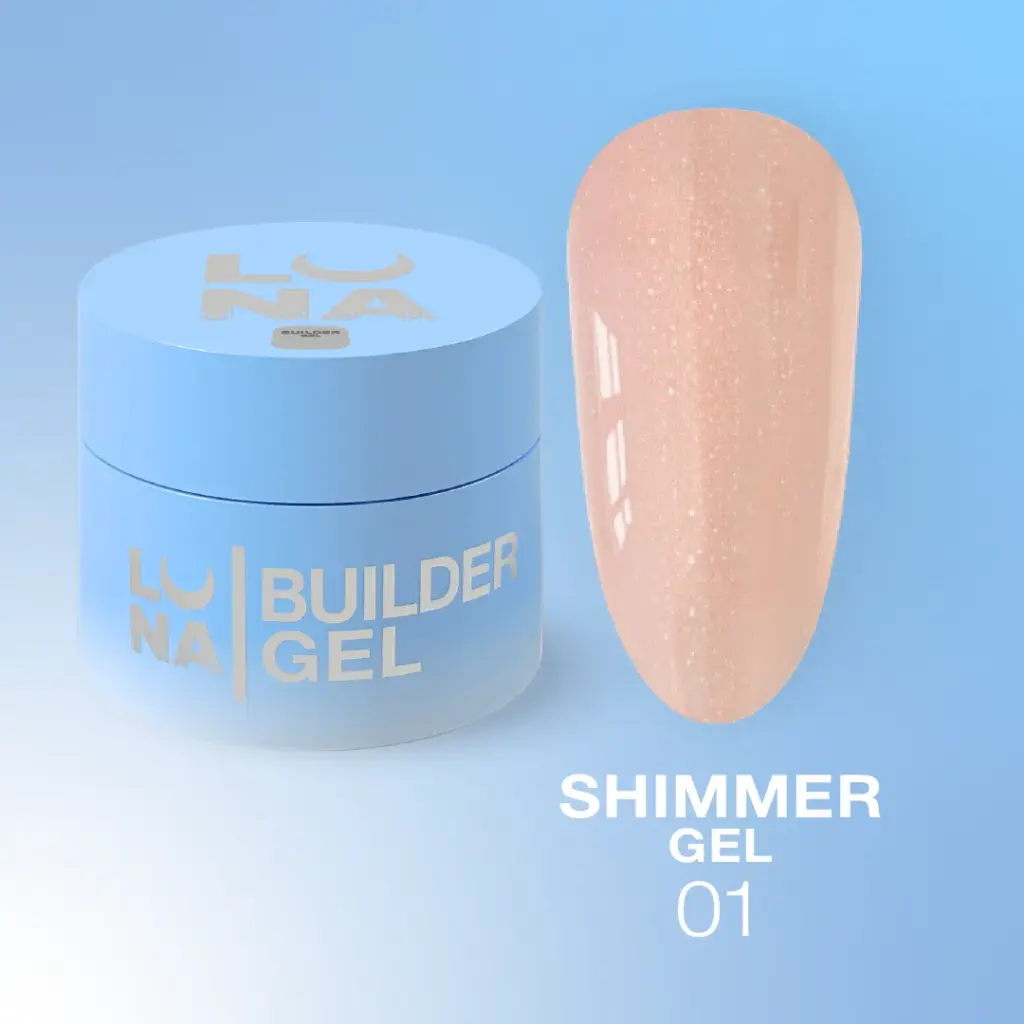 LUNAmoon Builder Gel Shimmer №1 Extension Gel