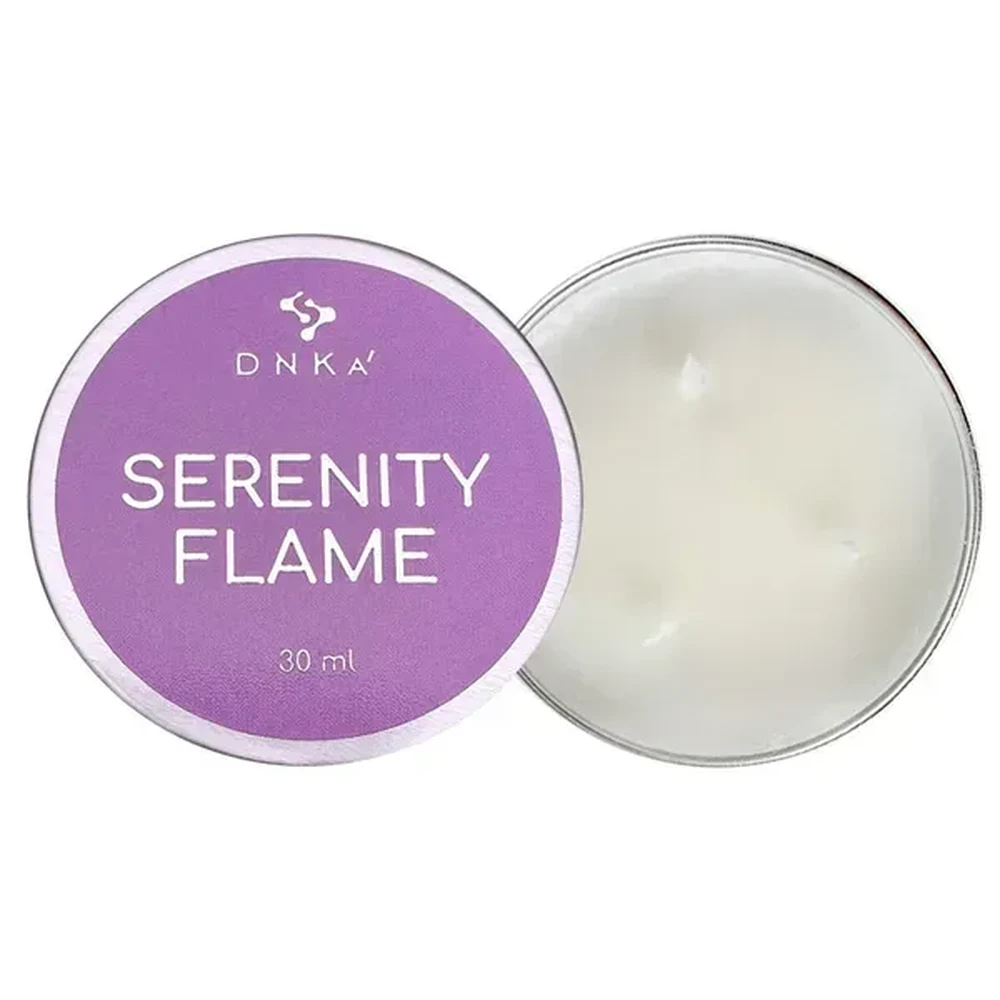 DNKa' Massagekerze Serenity Flame 30 ml – Sandelholz und Moschus