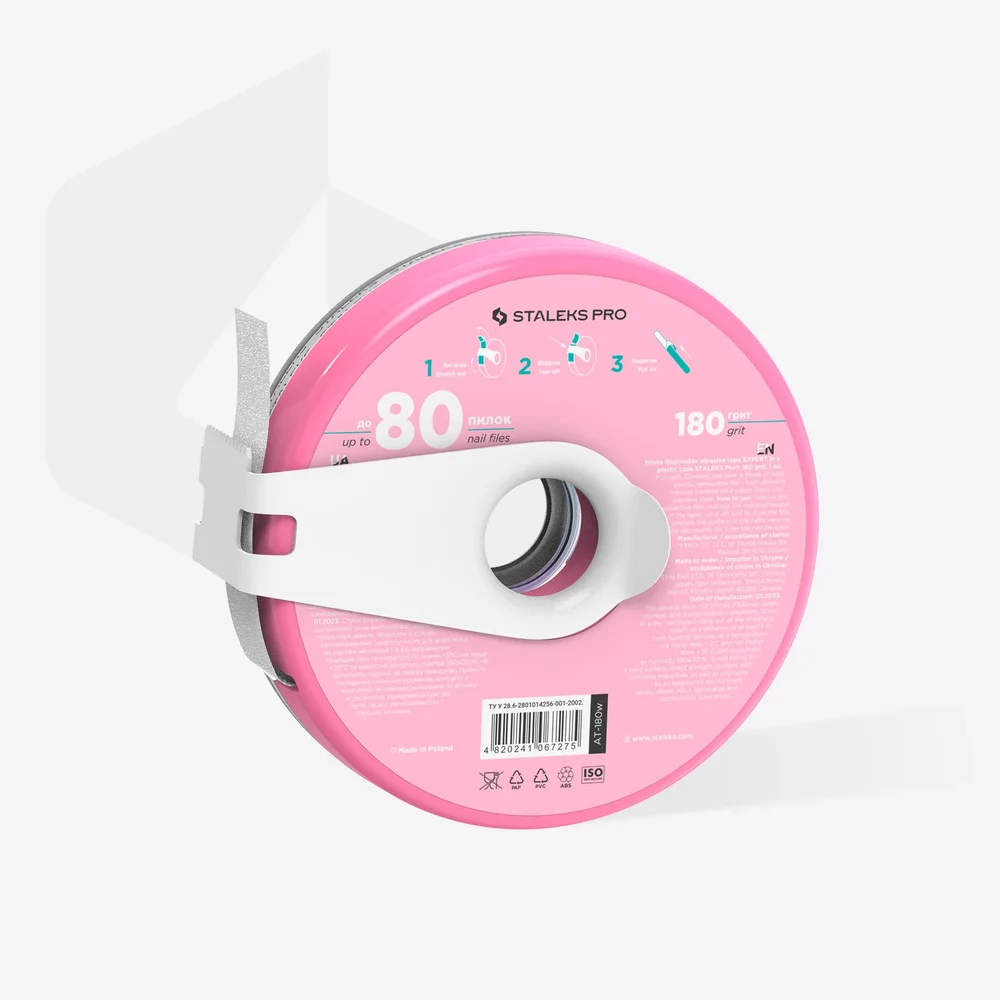 STALEKS EXPERT Donut Abroller 180 Grit Rückseite